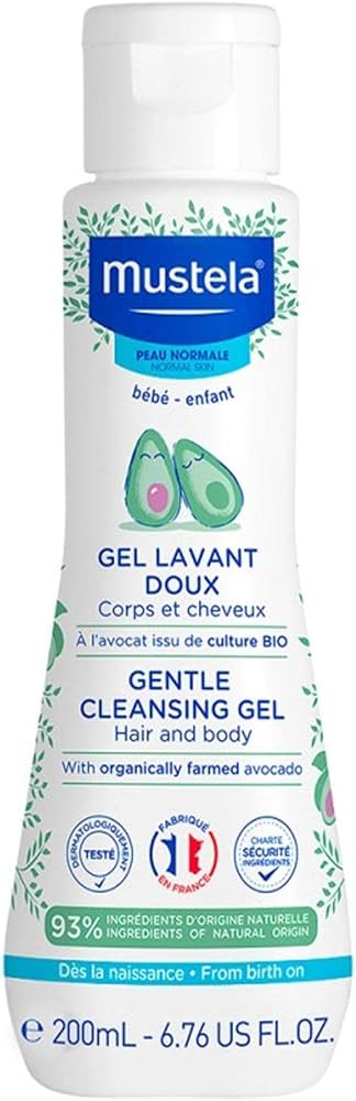 Mustela Нежен Измиващ гел за коса и тяло 200 мл