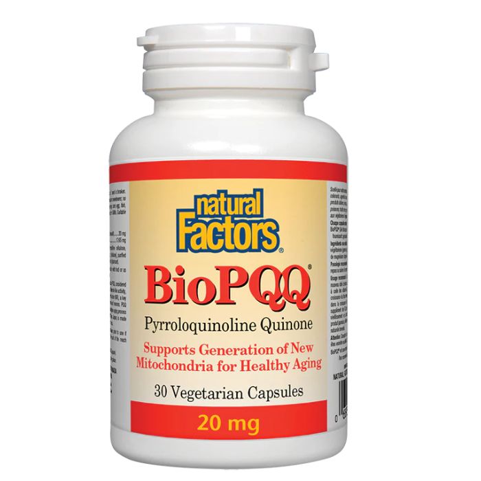 Natural Factors BioPQQ®/ Пиролоквинолин квинон 20 mg х 30 капсули