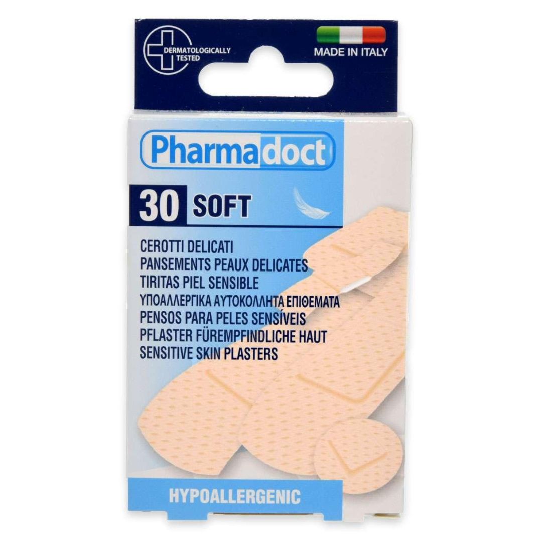 PHARMADOCT ХИПОАЛЕРГЕНЕН Пластир за чувствителна кожа – 30 бр. 5 р-ра