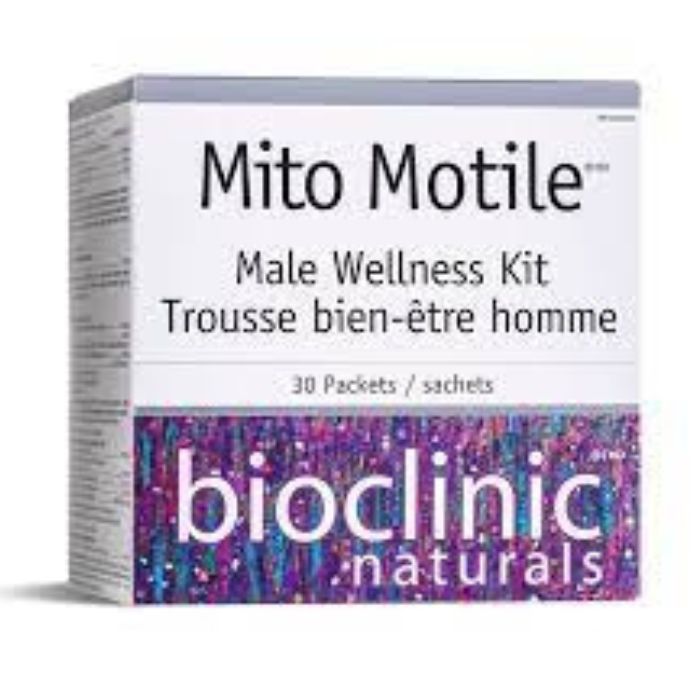 Natural Factors Фертилитет формула за мъже - Mito Motile™ Male Wellness Kit, 30 пакетчета